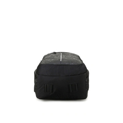 Black &amp; White Backpack with Compression Straps
